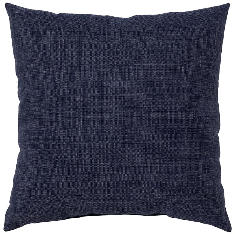 Wheaton Midnight Premium Outdoor Throw Pillow, 18"