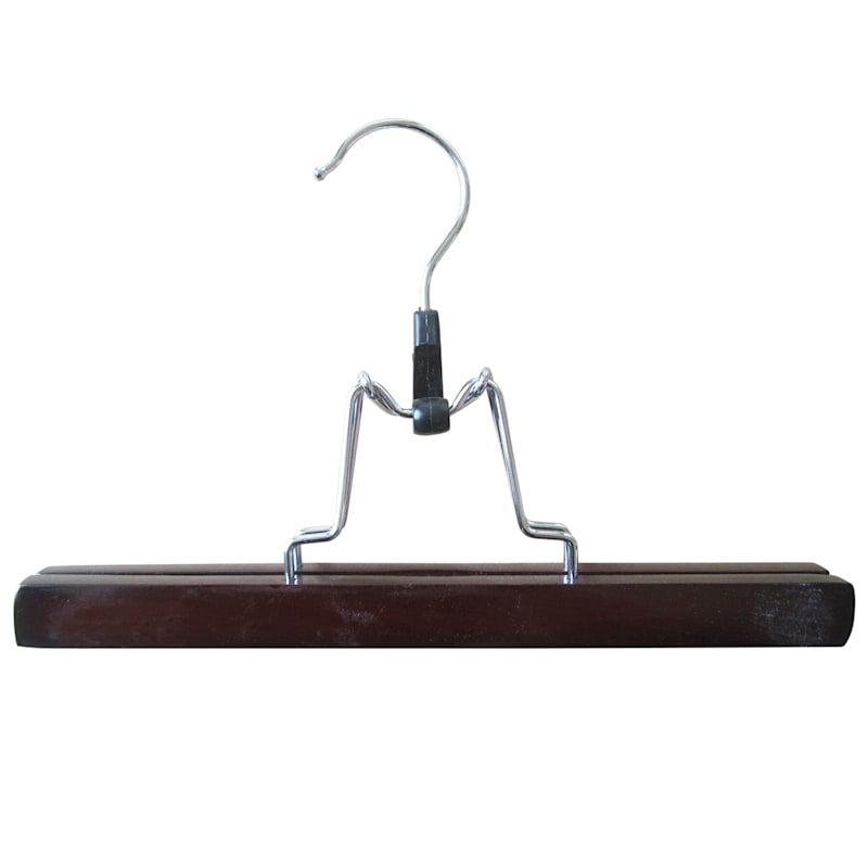 Wood Expresso 3-Piece Pant Hanger/Clamp