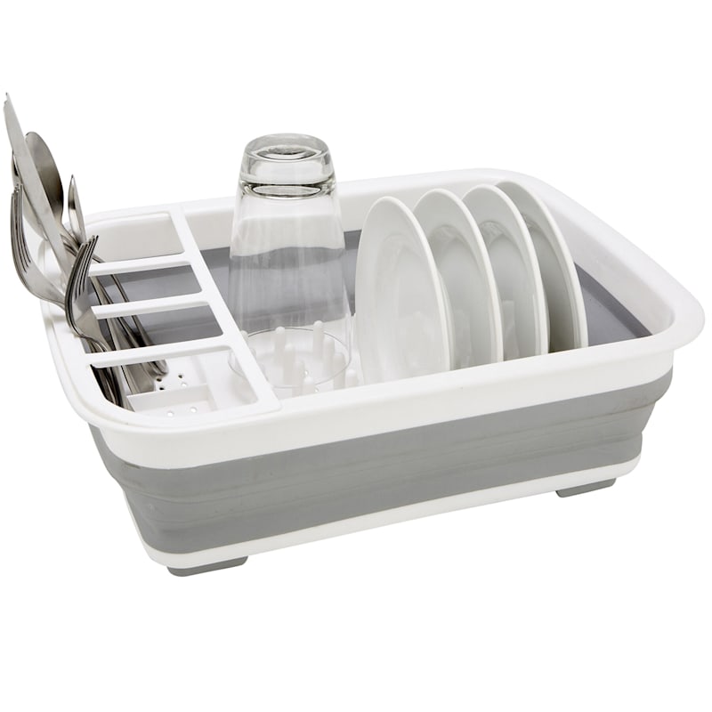 Collapsible Plastic Dish Rack