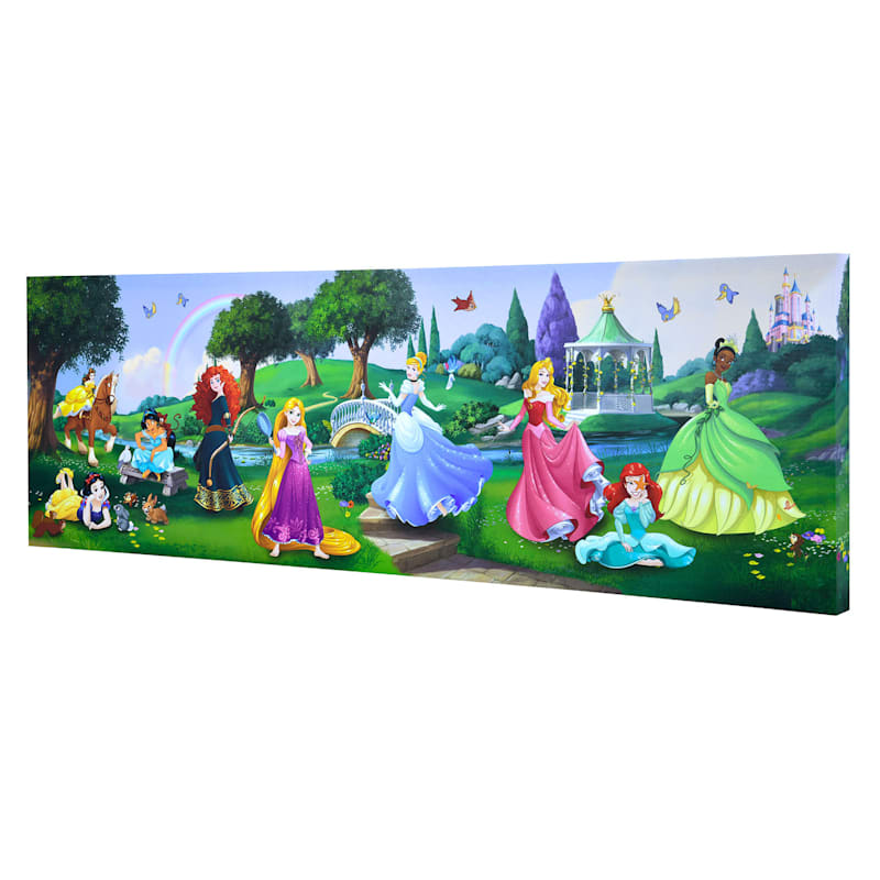Disney Princess Group Canvas Wall Art, 36x12