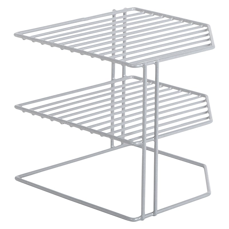 3 Tier Corner Shelf, Grey | FURNITURE | SHOP HOME BASICS