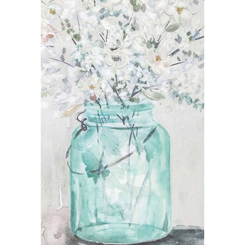Flower Vase Canvas Wall Art, 24