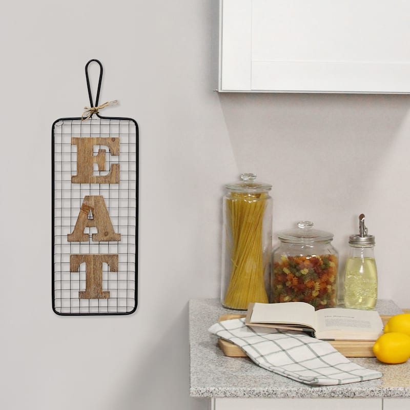 9X28 Eat Kitchen Wall Decor At Home