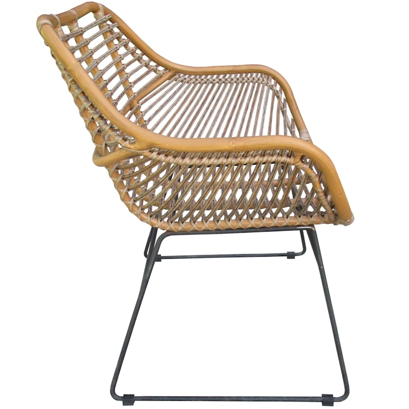Wates All-Weather Natural Wicker Outdoor Chair