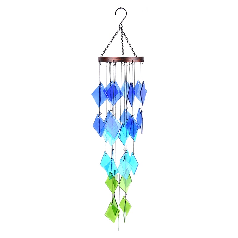 Blue Glass Windchime | At Home