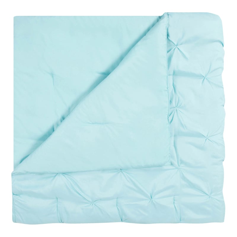 2-Piece Aqua Pintuck Comforter, Twin