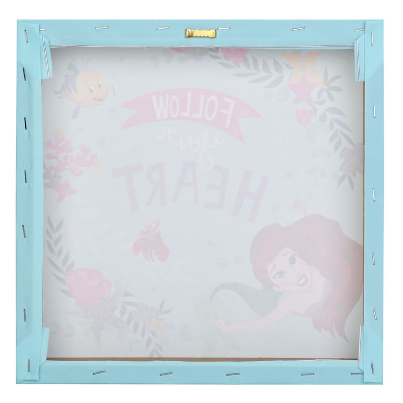 Ariel Glittered Canvas Wall Art, 12