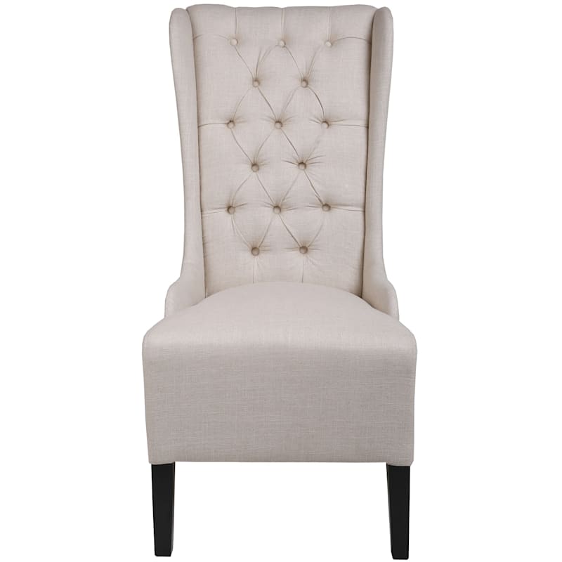 Buckingham Ivory Tufted Accent Chair