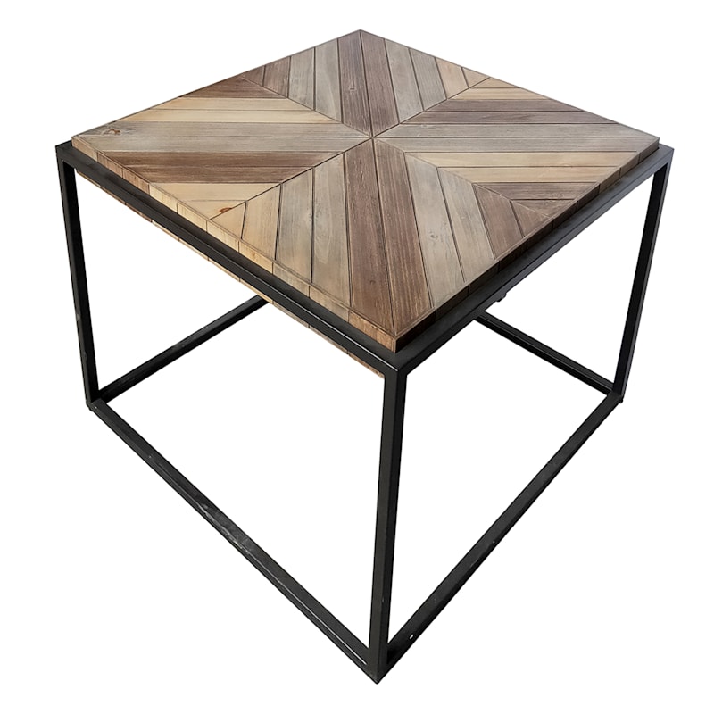 16In Parquet Wood Coffee Table