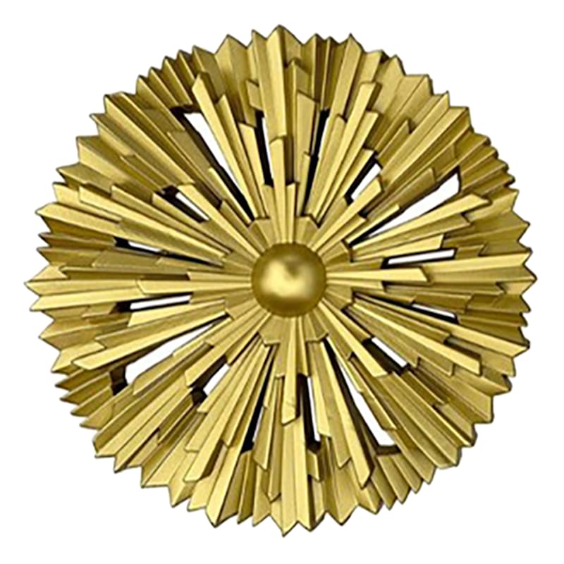 3Piece Gold Wall Mirror Set, 10"