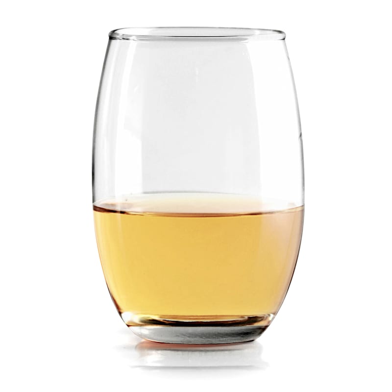 Set Of 4 15oz Stemless White Wine Glass