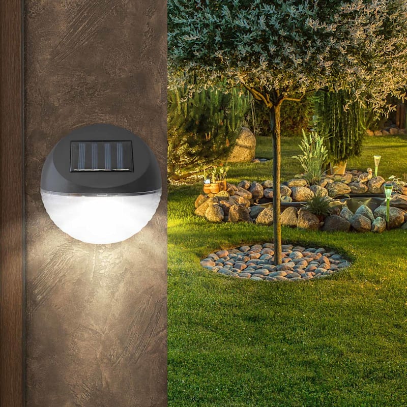 Solar LED Deck Light At Home