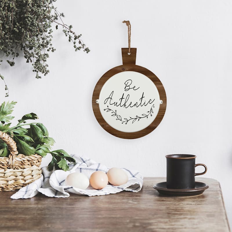 Be Authentic Cutting Board Wall Art, 16x20 At Home