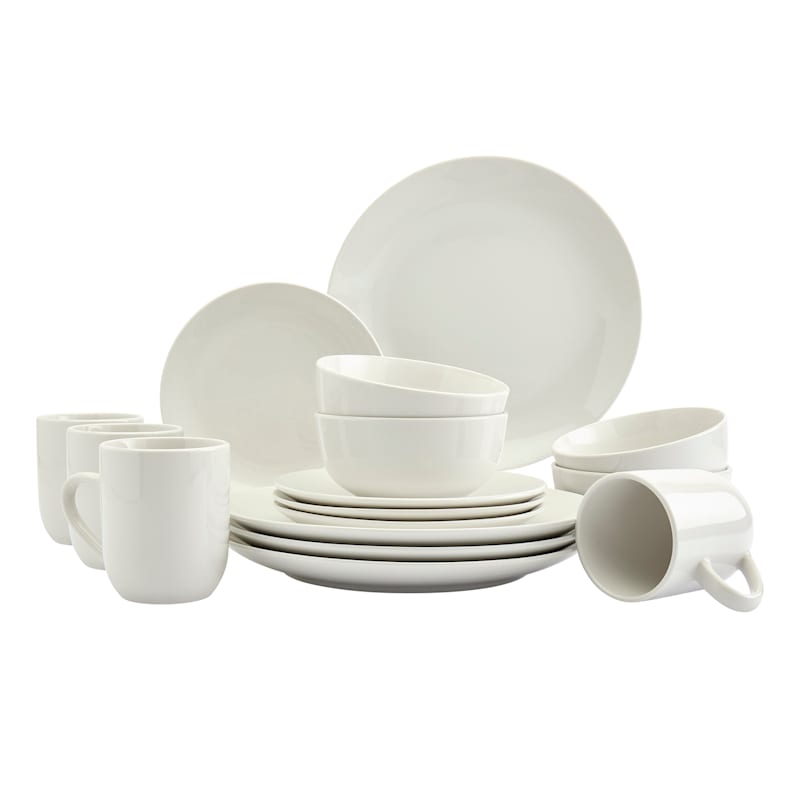 White coupe on sale dinnerware