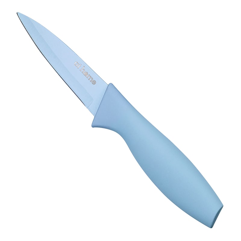 Lot of 6 Chefologist Diamond Air Non Stick Cutlery Set w Sheaths Blue Knives