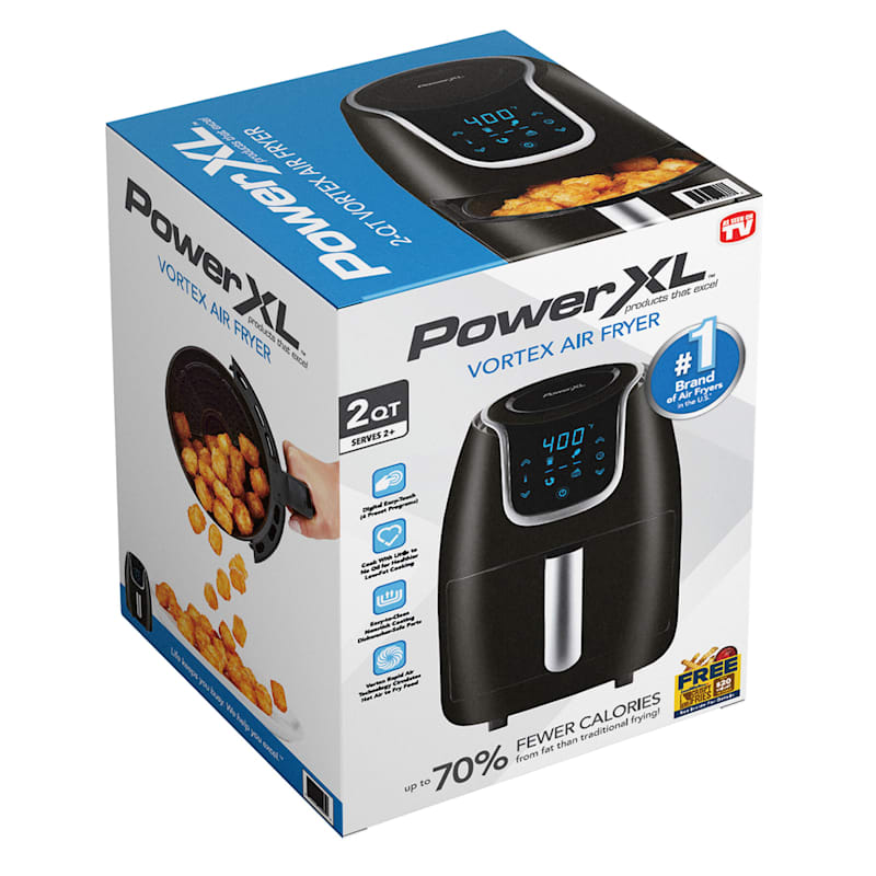 Best Buy: PowerXL 2 QT Digital Vortex Air Fryer Black PXL-2QB