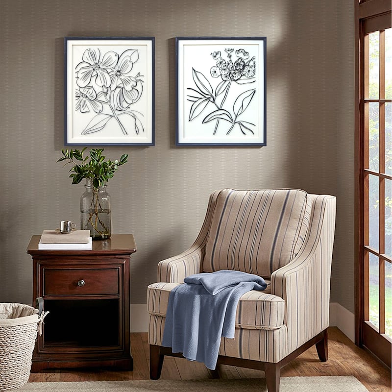 Self I Framed Flower Wall Art, 21x25 At Home