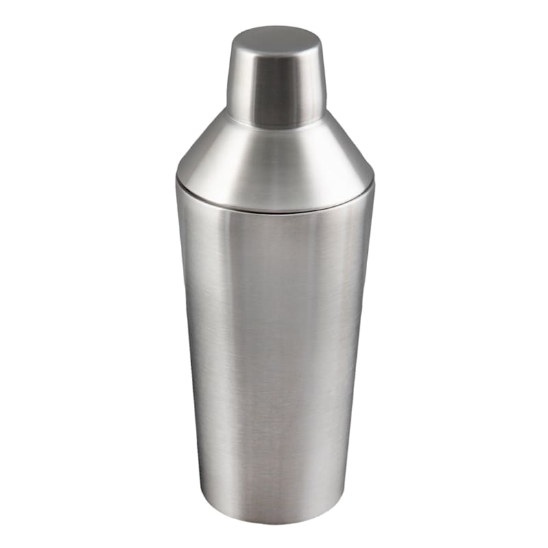 at Home Stainless Steel Faceted Double Wall Shaker, (20oz)