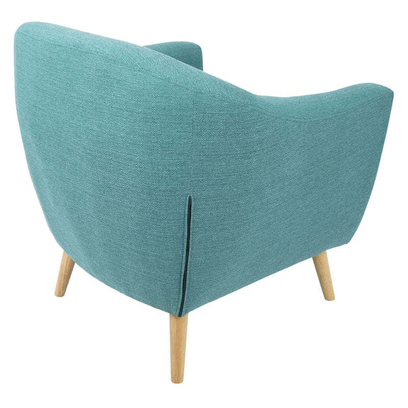 Rockwell Teal Mid-Century Modern Accent Chair
