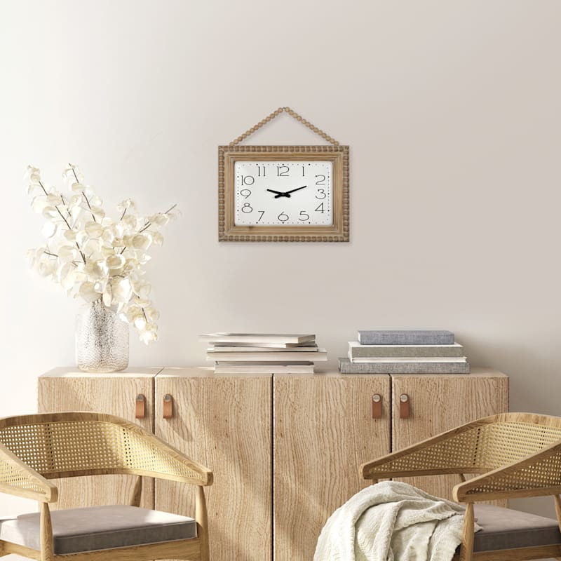 Wooden Wall Clock, 15x11