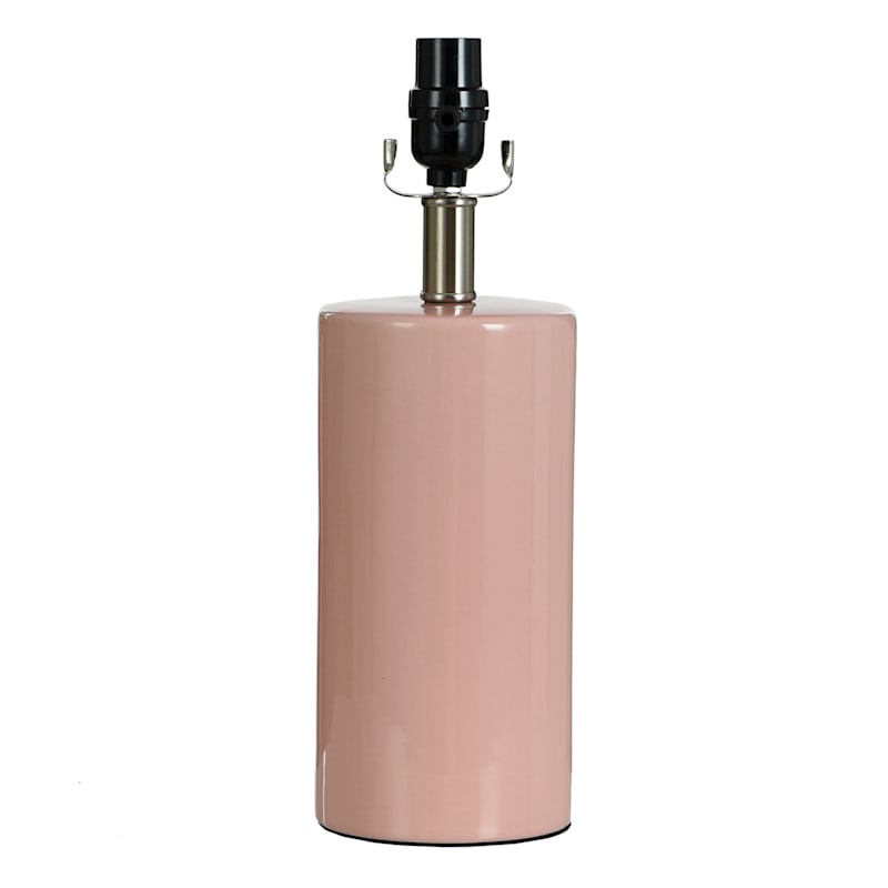 Pink Ceramic Accent Lamp, 15"