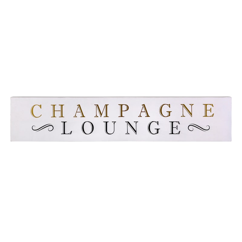 36X7 Champagne Lounge Wall Art