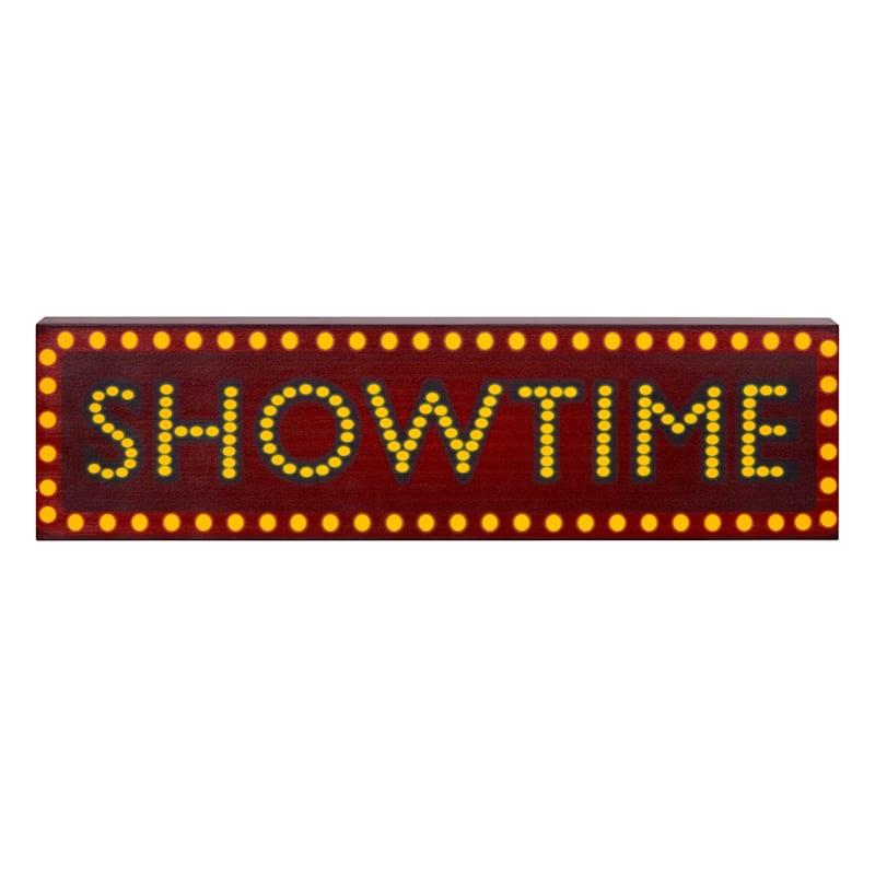 Showtime Wall Sign, 28x8