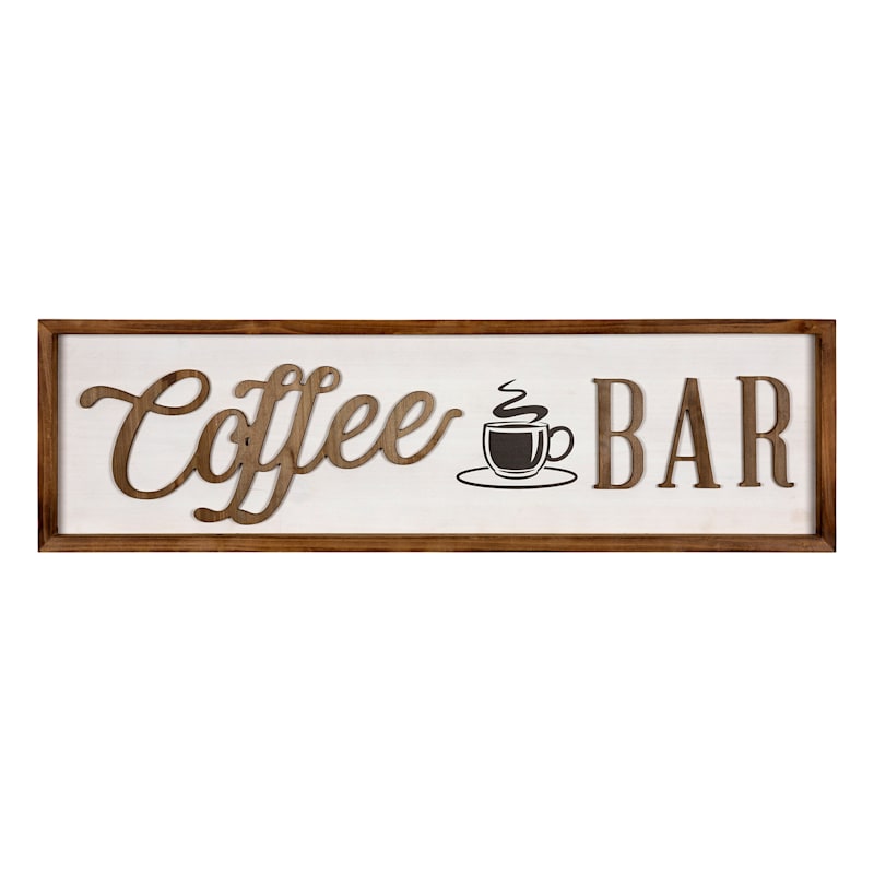 Coffee Bar Wall Art 34x10 7462