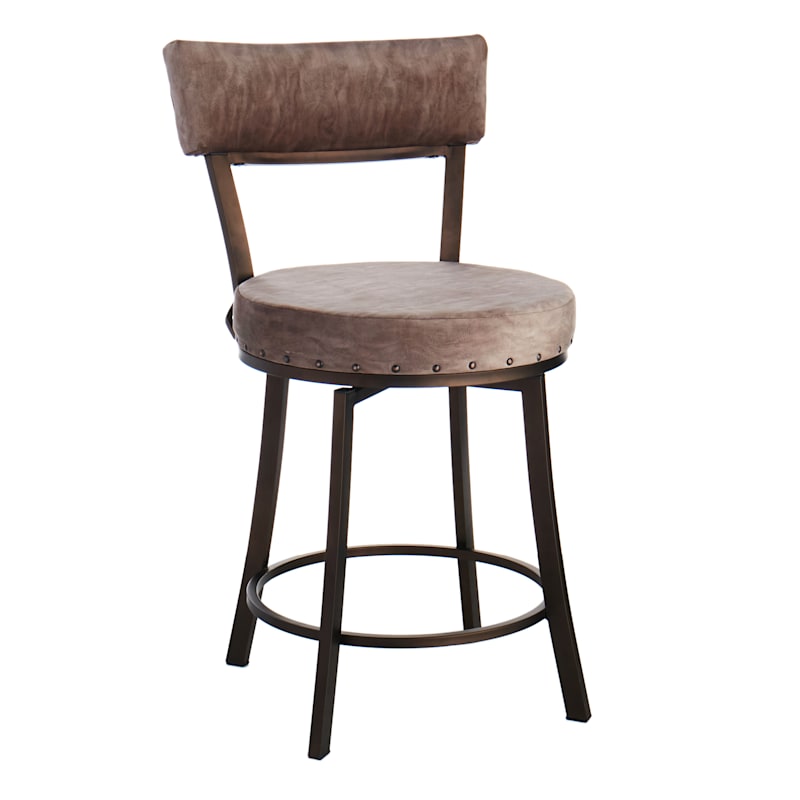 Austin 24in Swivel Stool Kd At Home, 24 Inch Counter Stools Swivel