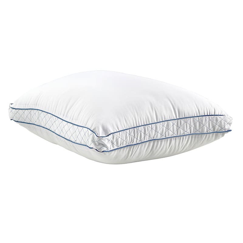 Extra Firm Gusseted 2" Bed Pillow, Standard/Queen