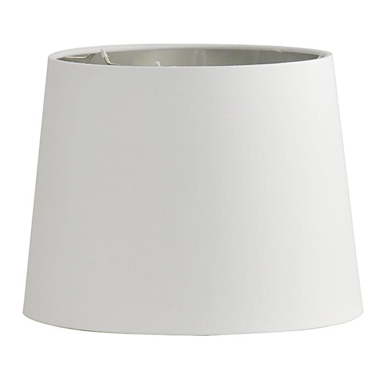 Laila Ali White with Silver Liner Lamp Shade, 9"
