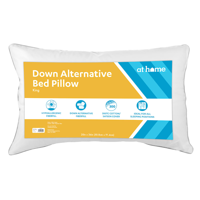Down Alternative Bed Pillow, King