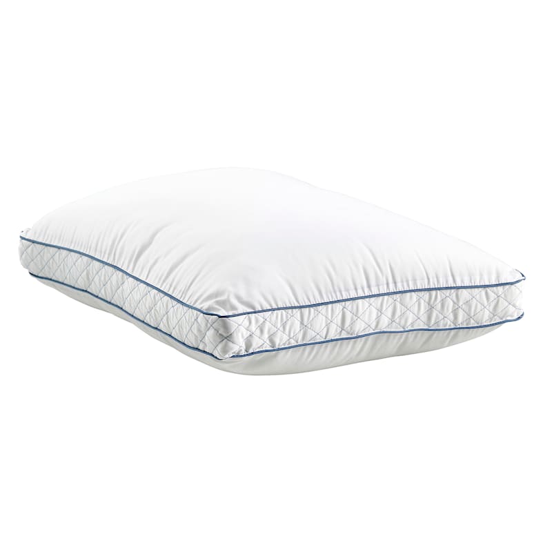 Density Firm 2-Inch Gusset Bed Pillow Standard/Queen