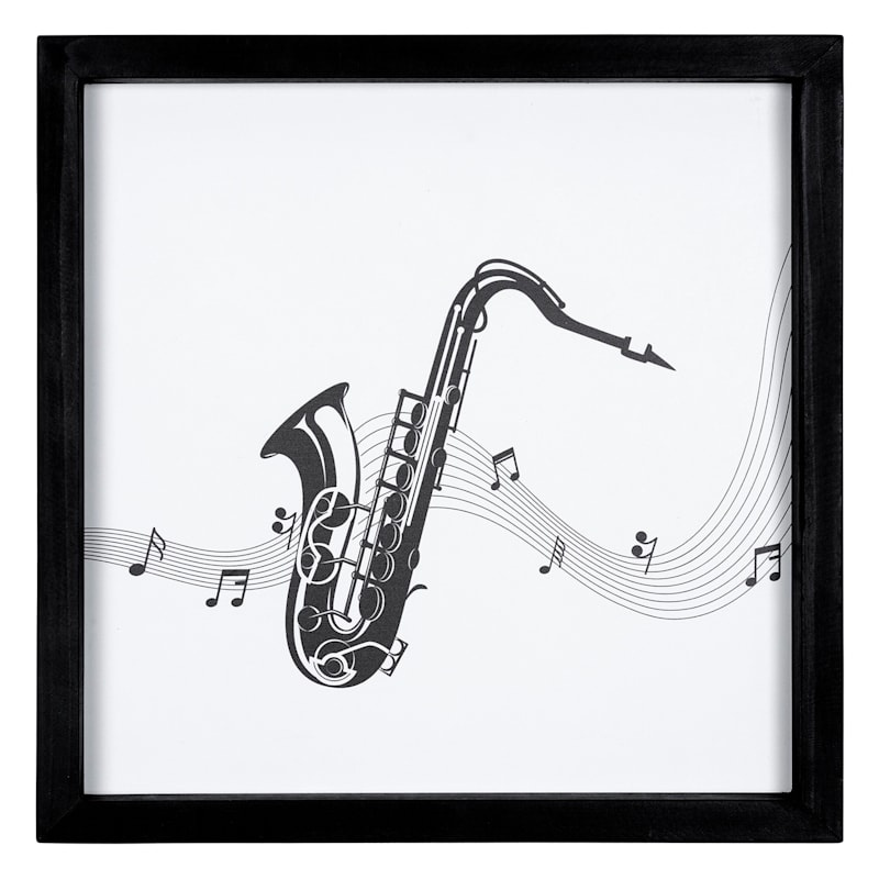 Saxophone Wall Art, 12"