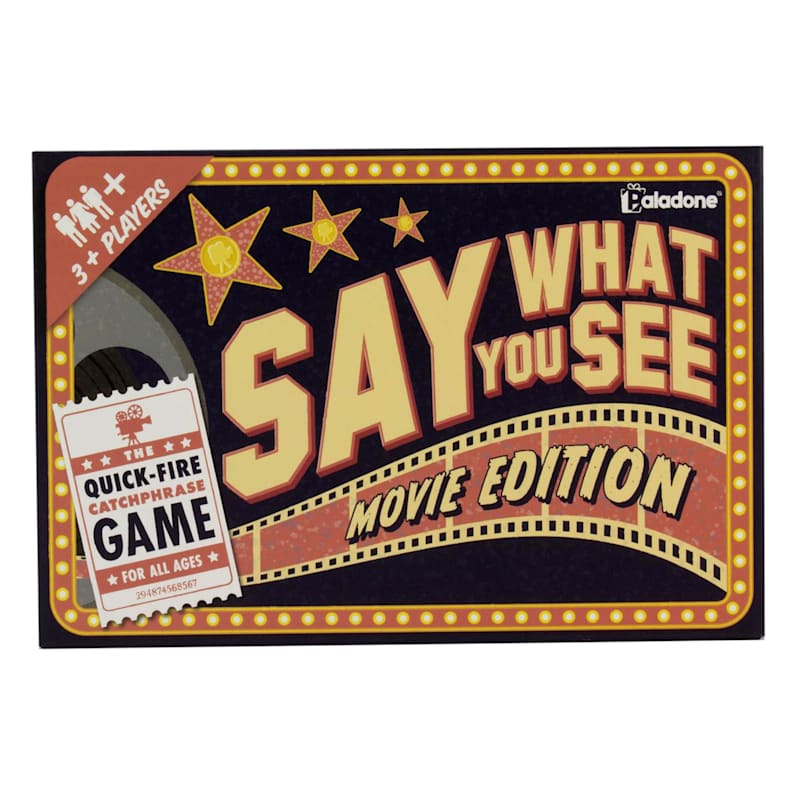 Say What You See Movie Edition Catchphrase Game