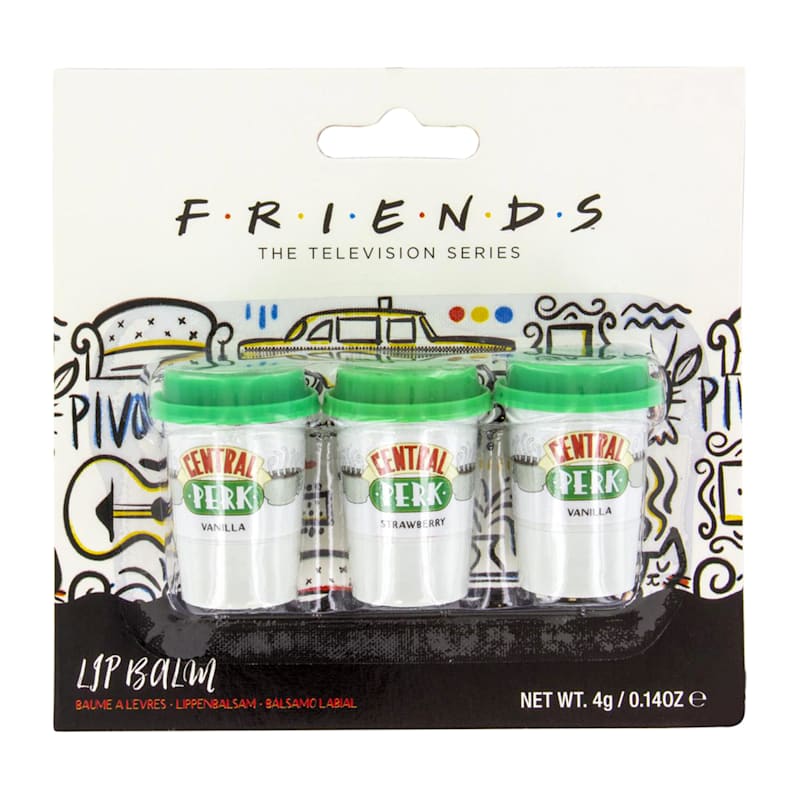 Set of 3 Friends Central Perk Lip Balm