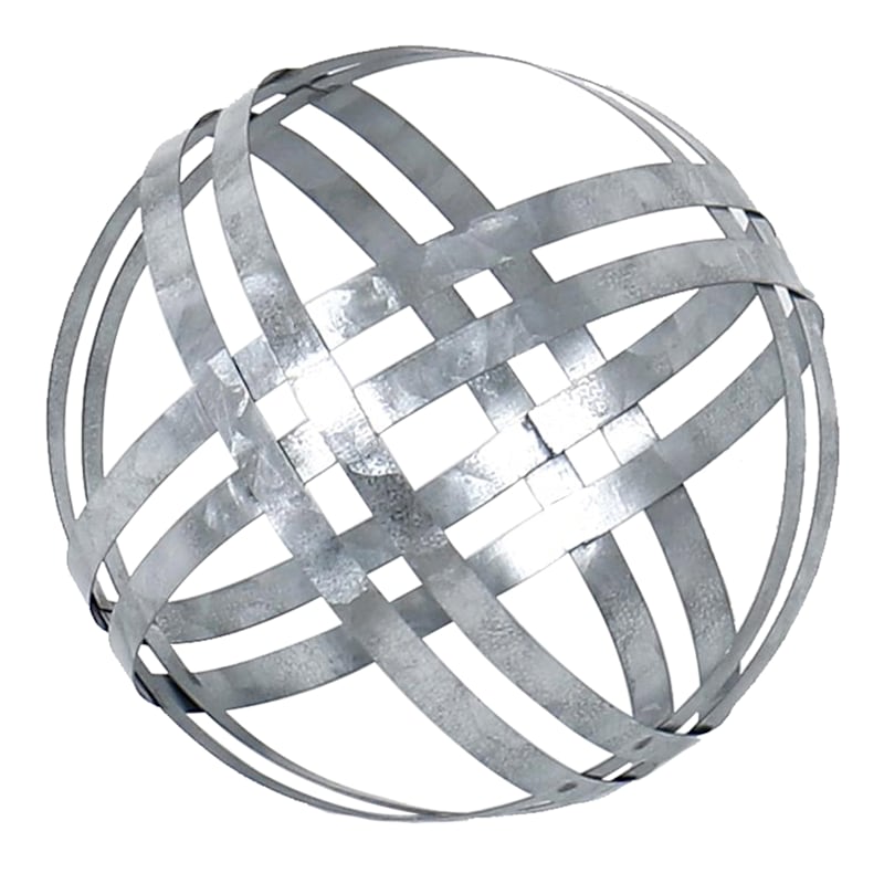 Outdoor Metal Sphere Table Decor, 6" At Home