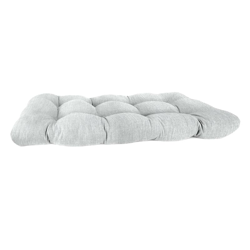 Tahiti Silver Outdoor Wicker Settee Cushion