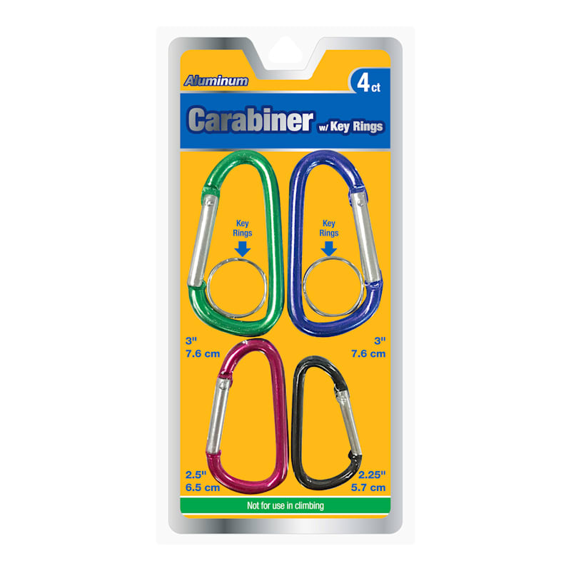 Carabiner with Key Rings