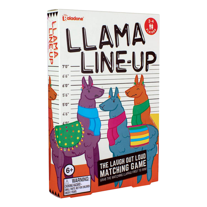 Llama Lineup Matching Card Game