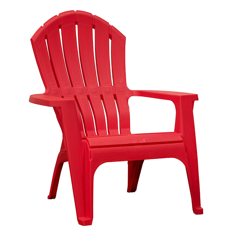 Outdoor Adirondack Chair, Red
