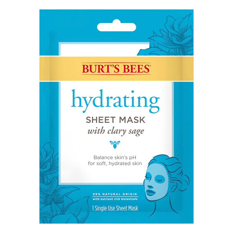 Burt's Bees Hydrating Sheet Mask, Clary Sage