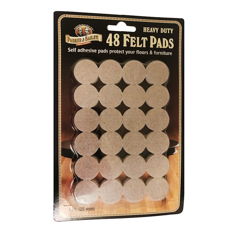 48-Pack 1" Felt Furniture Pads