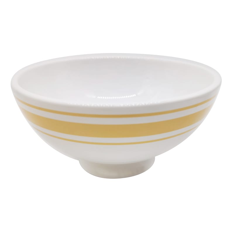 Bistro Footed 6" Ceramic Bowl, Yellow