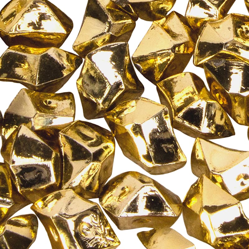 300-Count Metallic Gold Mini Gem Scatters