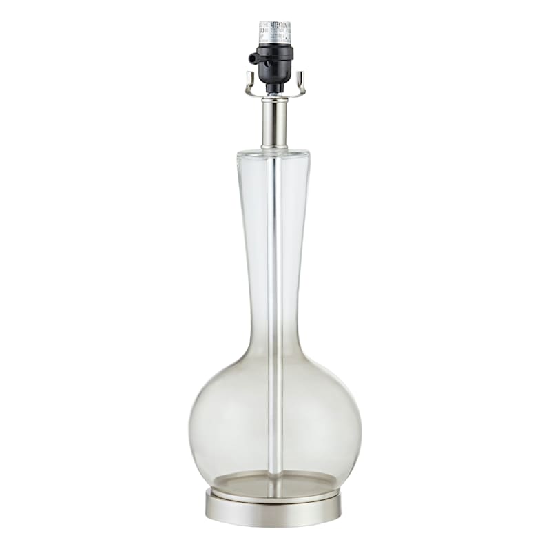 Laila Ali Gray Ombre Glass Table Lamp, 20"