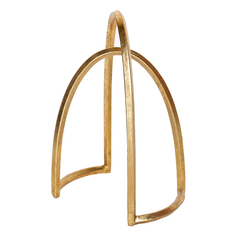 Gold Metal Abstract Table Decor, 11