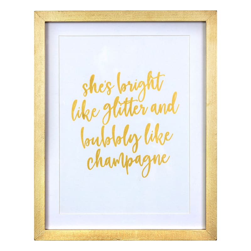 11X14 Shes Bright Wall Art