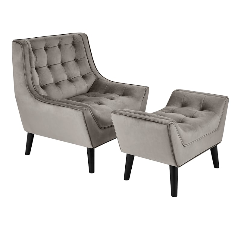 Mays Chair And Ottoman Set