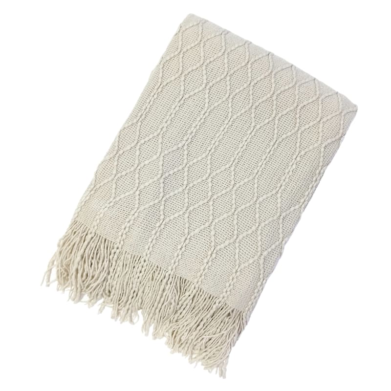 Ivory throw blanket hotsell